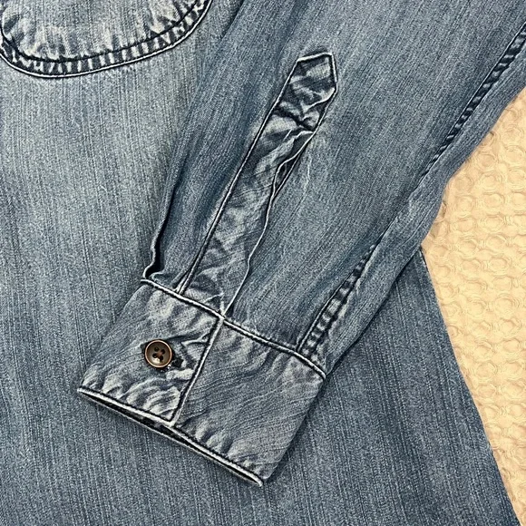 Rails Denim Blue Women's Shirt - Picture 4 of 6